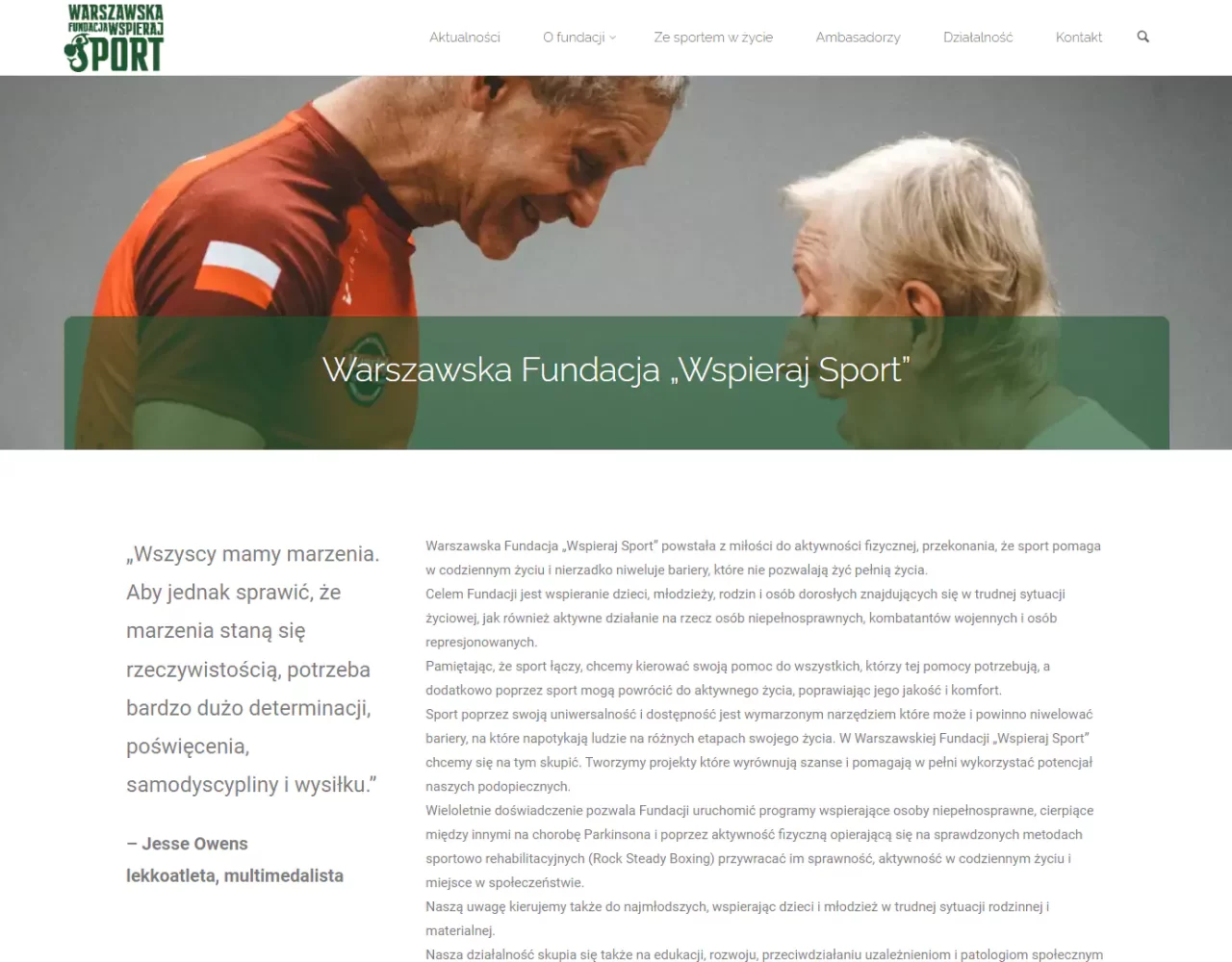 Warszawska Fundacja Wspieraj Sport