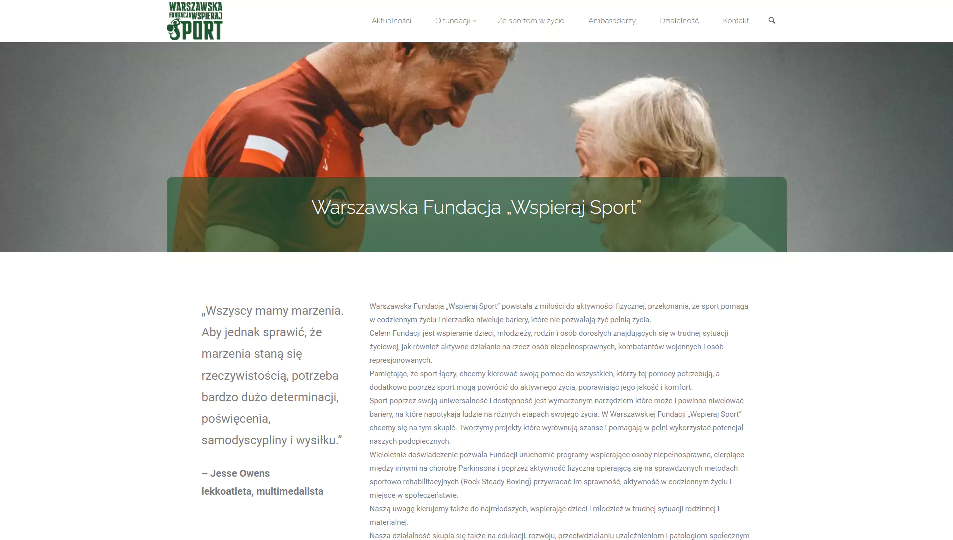 Warszawska Fundacja Wspieraj Sport